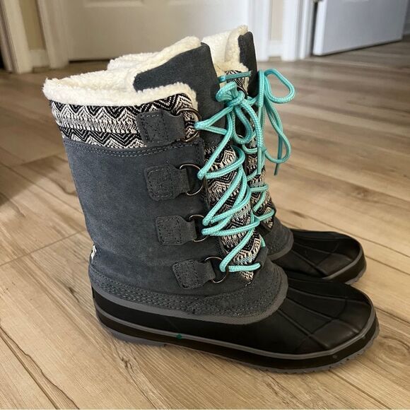 Khombu Vail Winter boho snow Boots Size 7 - Picture 1 of 8
